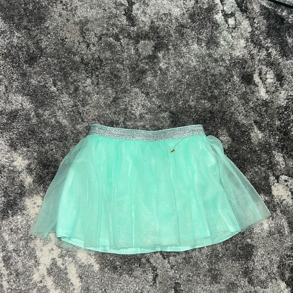 Garanimals Baby Girl 24 Months Bright Mint Green Tule Mini Skirt
